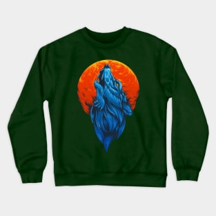 Bloodmoon wolf Crewneck Sweatshirt